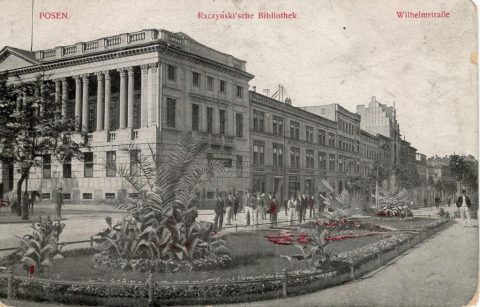 Biblioteka Raczyńskich w Poznaniu – pocztówka 1 z 7
