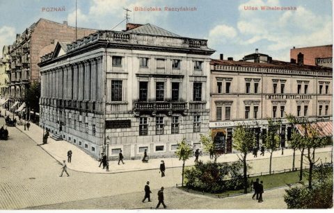 Biblioteka Raczyńskich w Poznaniu – pocztówka 2 z 7