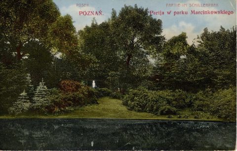 Park Karola Marcinkowskiego w Poznaniu – pocztówka 1 z 6
