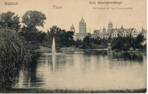 Park Karola Marcinkowskiego w Poznaniu – pocztówka 4 z 6