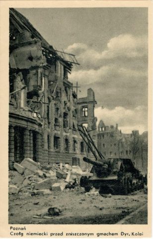 Poznań 1945  na fotografiach  Zbigniewa Zielonackiego – pocztówka 55 z 67
