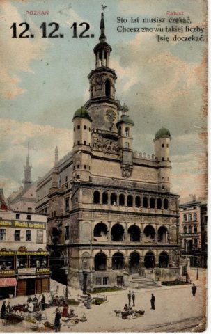 Poznań Stary Rynek – pocztówka 1 z 5